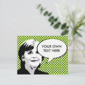 Angela Merkel Postkarte (Stehend Vorderseite)
