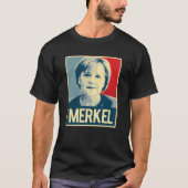 Angela Merkel-Propaganda T-Shirt (Vorderseite)