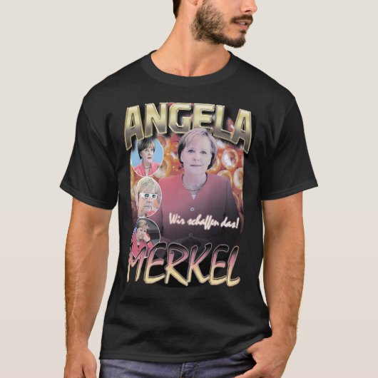 Angela Merkel Rap Bootleg T-Shirt Classic T - Shir (Vorderseite)