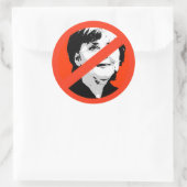 Angela Merkel Runder Aufkleber (Tasche)