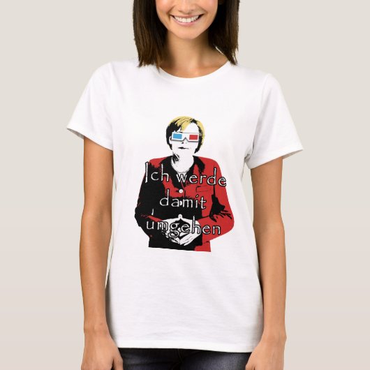 Angela Merkel T-Shirt (Vorderseite)