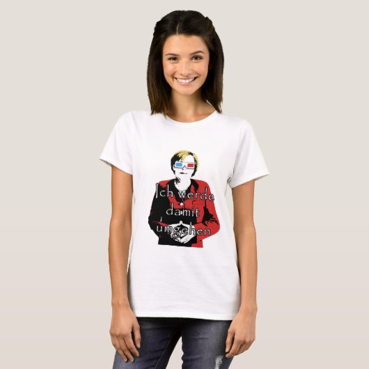 Angela Merkel T-Shirt (Vorne ganz)