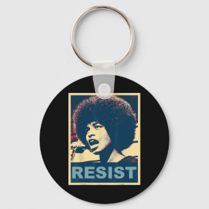 Angela - Resist - Davis 2 Schlüsselanhänger
