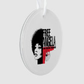 Angela Yvonne Davis Ornament (Vorderseite)