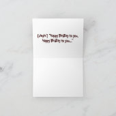 Angeladler Adler in der Abenddämmerung Weihnachtsk Karte (Innenseite)