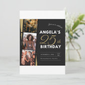 Angela's 25. Geburtstag Einladung (Stehend Vorderseite)