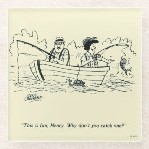 Angelausflug Glasuntersetzer