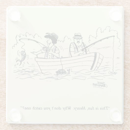 Angelausflug Glasuntersetzer (Rückseite)