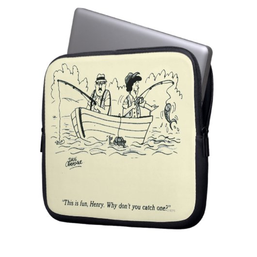 Angelausflug Laptopschutzhülle (Vorderseite Links)