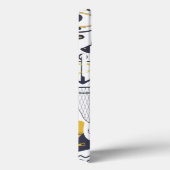 Angelausrüstung im Blau und im Gold Case-Mate iPhone Hülle (Rückseite / Rechts)