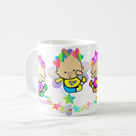 AngelBabies Wunsch Kaffeetasse (Vorderseite Links)