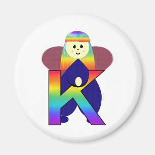 Angelbet Buchstabe K Magnet