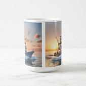 Angelboot-Tasse Kaffeetasse (Mittel)