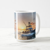 Angelboot-Tasse Kaffeetasse (VorderseiteRechts)