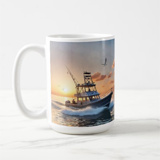 Angelboot-Tasse Kaffeetasse (Links)