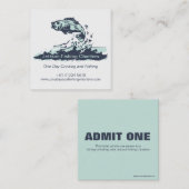 Angelcharta gibt ein Ticket und eine Infokarte zu (Vorne/Hinten)