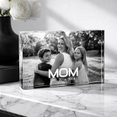 Angelegte moderne fettgedruckte Mama Fotoblock