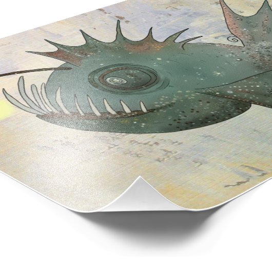 Angelerfisch Fotodruck (Ecke)