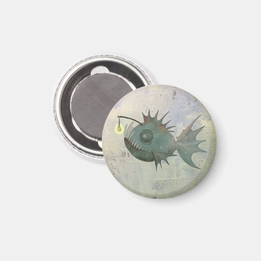 Angelerfisch Magnet (Vorderseite/Rückseite)