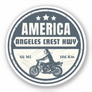 Angeles Crest Highway California State Route 2 Aufkleber