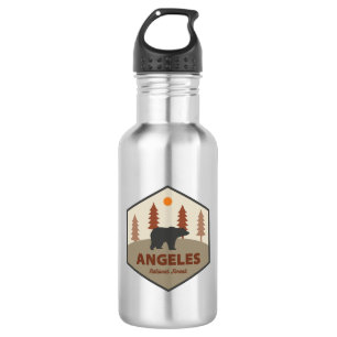 Angeles National Forest California Bear Edelstahlflasche