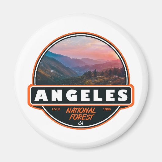 Angeles National Forest California Emblem Magnet (Vorne)