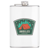 Angeles National Forest Camping Flachmann (Vorderseite)