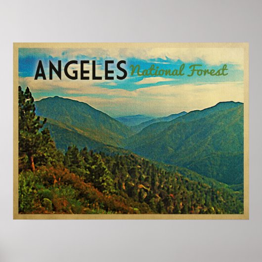 Angeles National Forest Poster (Vorne)