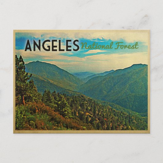 Angeles National Forest Postkarte (Vorderseite)