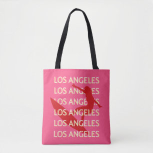 Angeles Travel Art, Kalifornien, Travel Art, Pink Tasche
