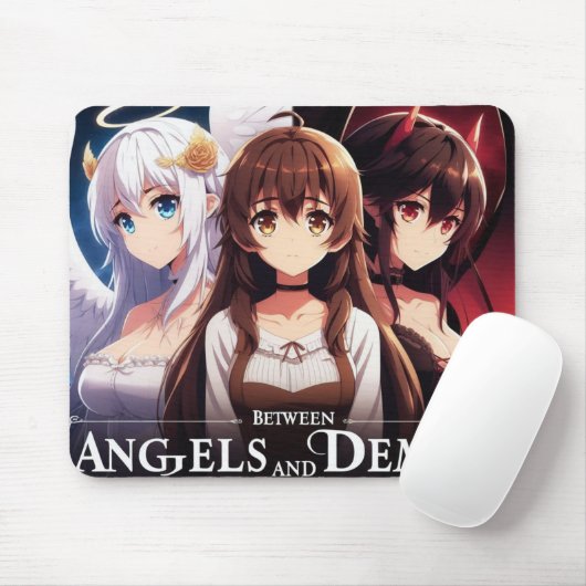 Ángeles y Demonios Mousepad (Mit Mouse)