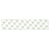 Angelfisch mit Schirm Kurzer Tischläufer (Horizontal)