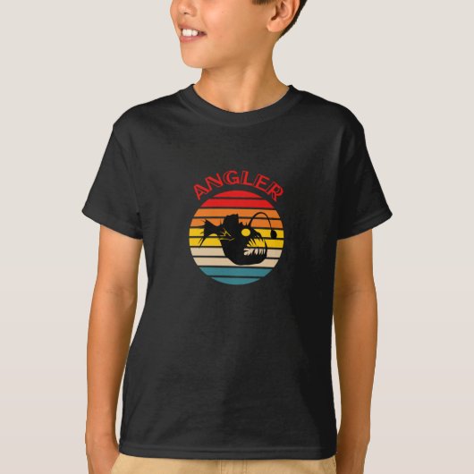 Angelfisch - Retro Sunset T-Shirt (Vorderseite)