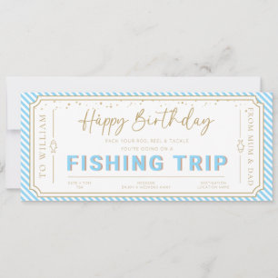 Angelfisch-Trip-Geburtstagsgeschenkgutschein Karte