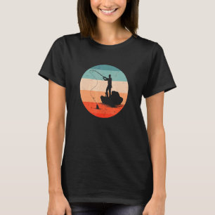 Angelfischerei Fischfang Retro Vintag 1 T-Shirt