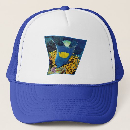 Angelfish am Korallenriff - Fotografisches Design Truckerkappe (Vorderseite)