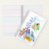 Angelfish and Ocean Friends SpiralNotebook Notizblock (Innen)