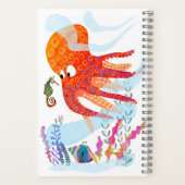 Angelfish and Ocean Friends SpiralNotebook Notizblock (Rückseite)