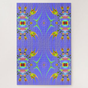 Angelfish Aquarium Fractal Abstract Art Puzzle