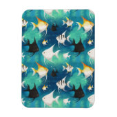 Angelfish Aquarium Pattern Magnet (Vertikal)