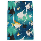 Angelfish Aquarium Pattern Mittlere Geschenktüte (Vorderseite)