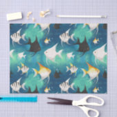 Angelfish Aquarium Pattern Seidenpapier (Handwerk)