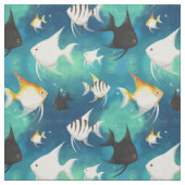 Angelfish Aquarium Pattern Stoff (Muster)