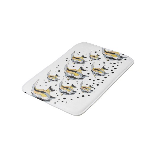 Angelfish Badematte (Schrägansicht)