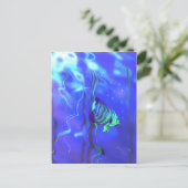 Angelfish Blues Postkarte (Stehend Vorderseite)