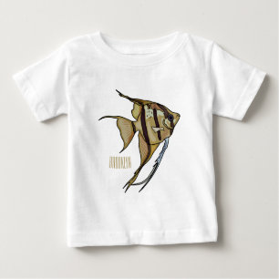 Angelfish Cartoon Illustration Baby T-shirt