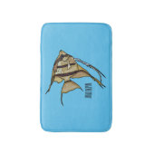 Angelfish Cartoon Illustration Badematte (Vorderseite Vertikal)