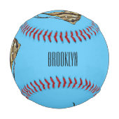 Angelfish Cartoon Illustration Baseball (Rückseite)