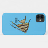 Angelfish Cartoon Illustration Case-Mate iPhone Hülle (Rückseite (Horizontal))