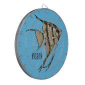 Angelfish Cartoon Illustration Dartscheibe (Vorderseite Links)